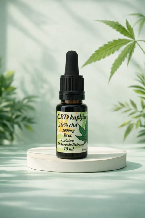 CBD kapljice 20 % (2000 mg) v 10 ml steklenički