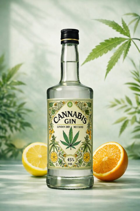 Konopljin gin Cannabis Gin po London Dry metodi
